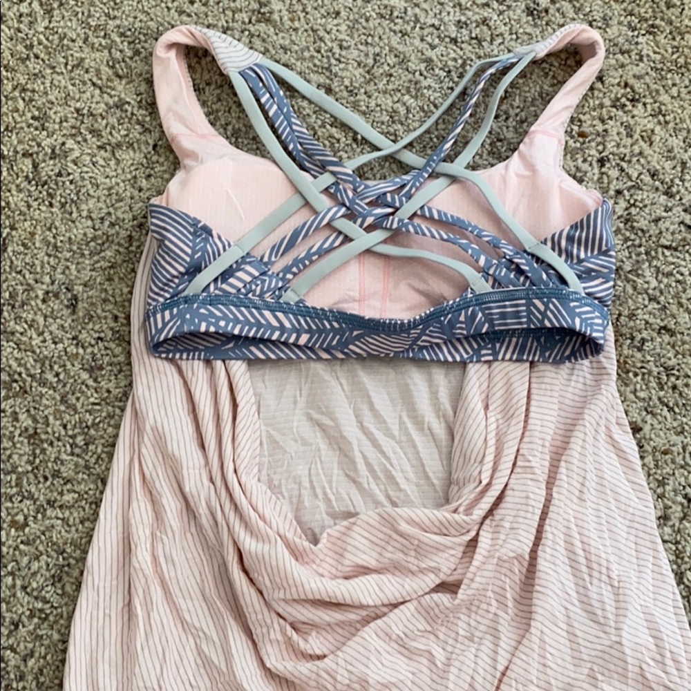 Open Back Built in Bra Lululemon Tank Top